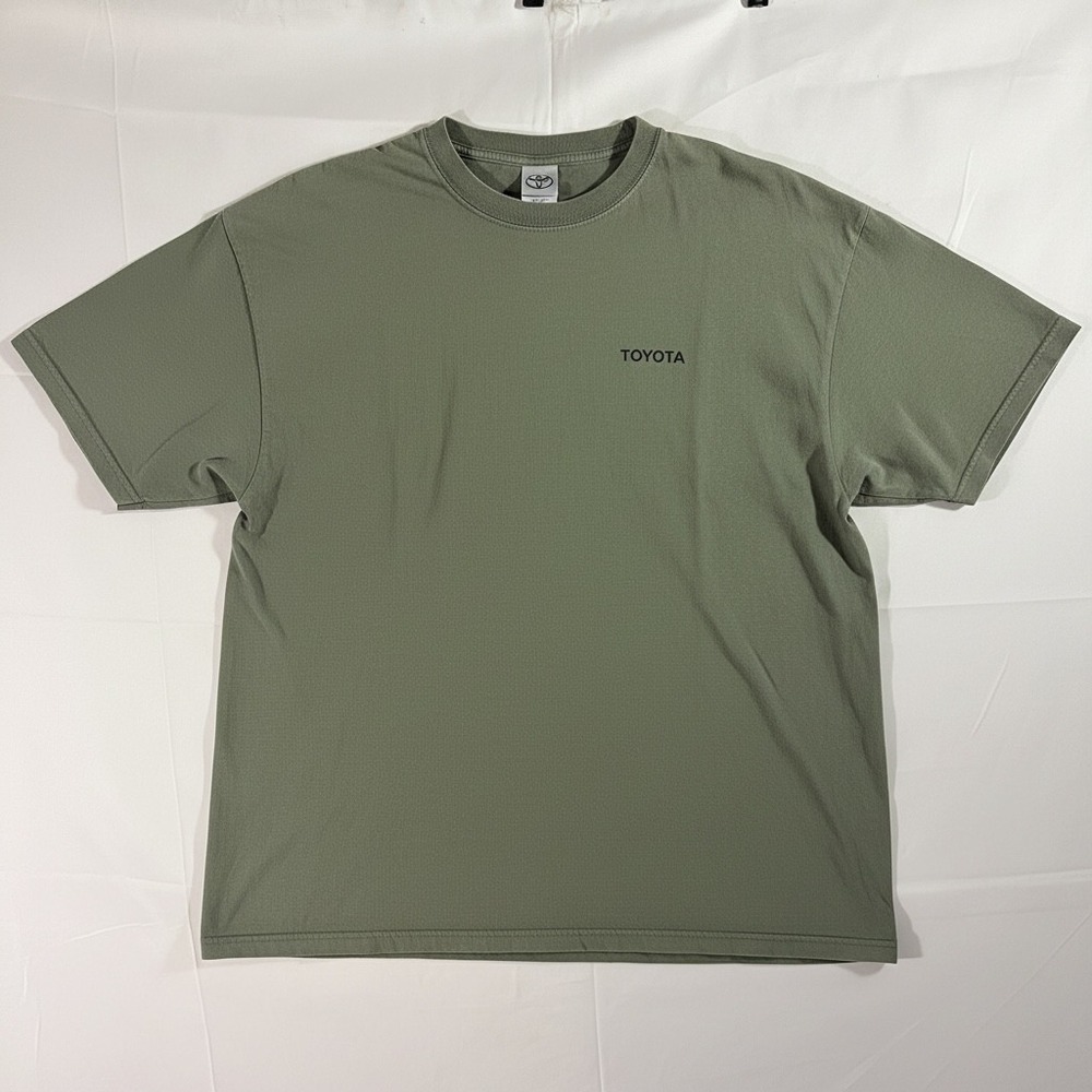 Toyota FJ Cruiser T-Shirt Mens 2XL Green Good Graphic Short Sleeve Cotton Tee